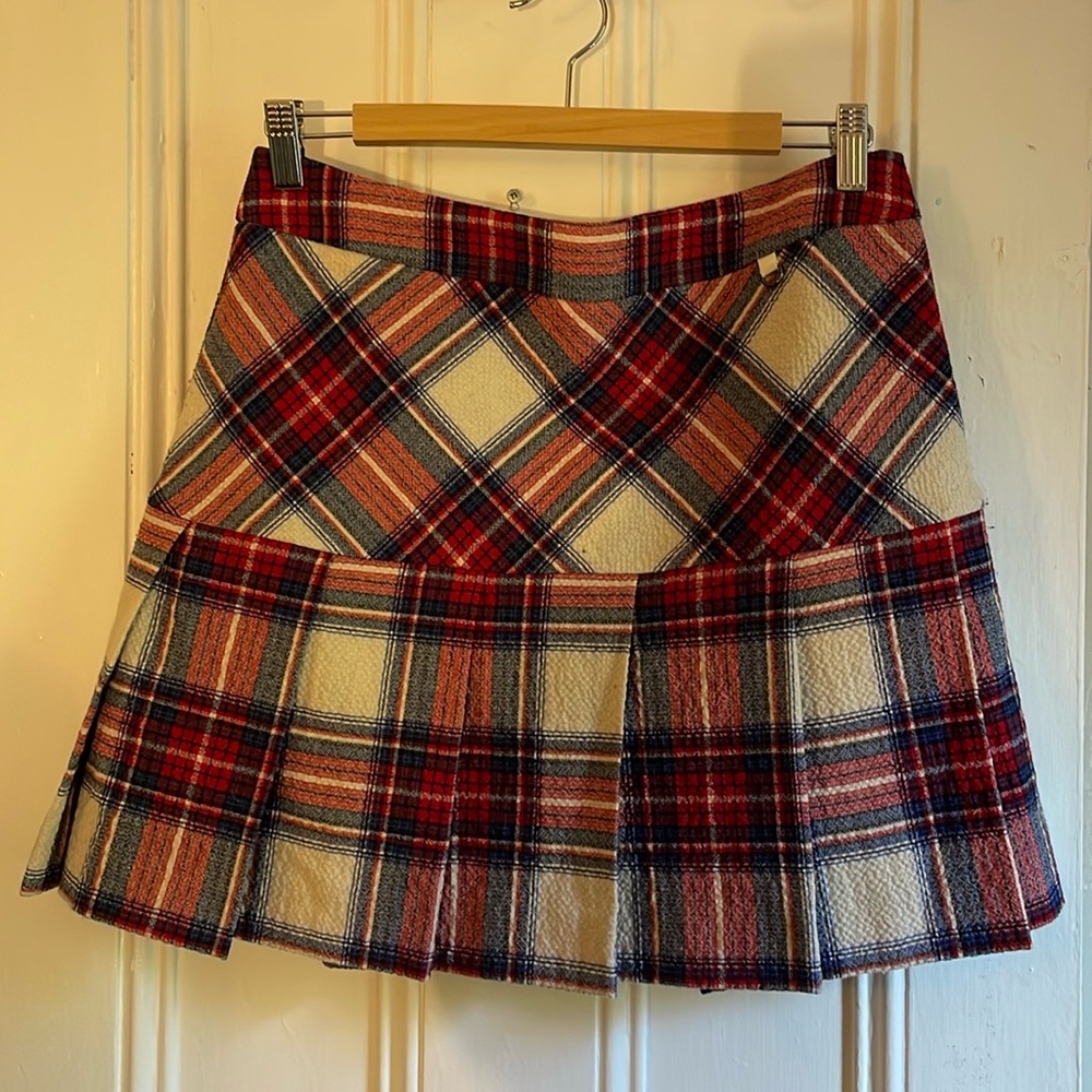 Moschino plaid skirt